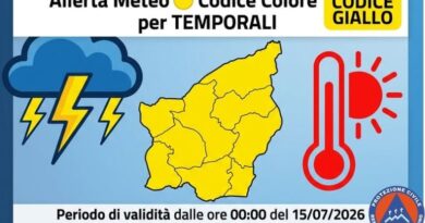 San Marino. Unione Volontari Protezione Civile. Allerta meteo Codice Giallo per temporali