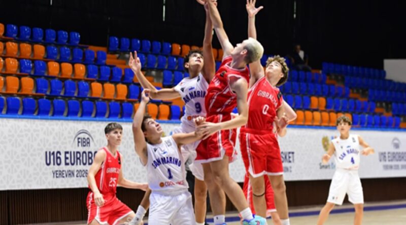 Basket: San Marino – Gibilterra 67-85. Europeo U. 16 chiuso al nono posto