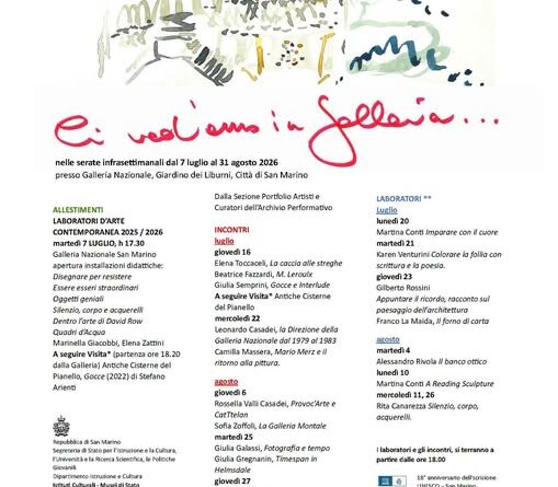 San Marino. In occasione dell’anniversario Unesco, la Galleria di arte moderna invita adulti, bambini e studenti ad una visita speciale