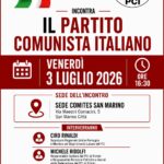 Il PCI incontra il COMITES San Marino. Al centro: lavoro, diritti, rappresentanza e cooperazione