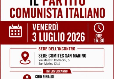 Il PCI incontra il COMITES San Marino. Al centro: lavoro, diritti, rappresentanza e cooperazione