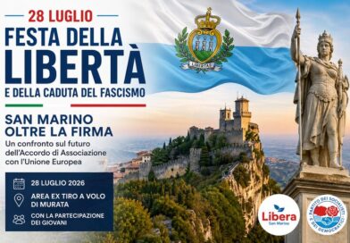 “San Marino oltre la firma” sarà il tema del confronto politico durante la festa del 28 luglio organizzata da Libera e PSD
