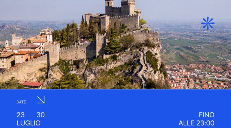 San Marino. Il 6 agosto è ancora Giovedì in Centro. Il Centro storico torna protagonista di sera tra shopping, cultura e animazione