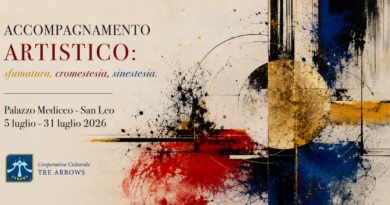San Leo, al Palazzo Mediceo apre la mostra “Accompagnamento artistico:  sfumatura, cromestesia, sinestesia”