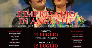 L’Impresario in angustie Sabato 11 Luglio 2026 Teatro Sociale Novafeltria