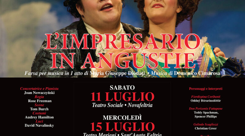L’Impresario in angustie Sabato 11 Luglio 2026 Teatro Sociale Novafeltria