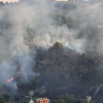 Un rogo di vaste proporzioni ai confini di San Marino. Decisivo l’intervento dei servizi sammarinesi. Le Segreterie Interni e Territorio ringraziano