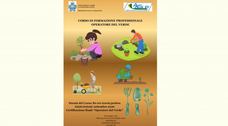 San Marino. Al via il corso di formazione “Operatore del verde”