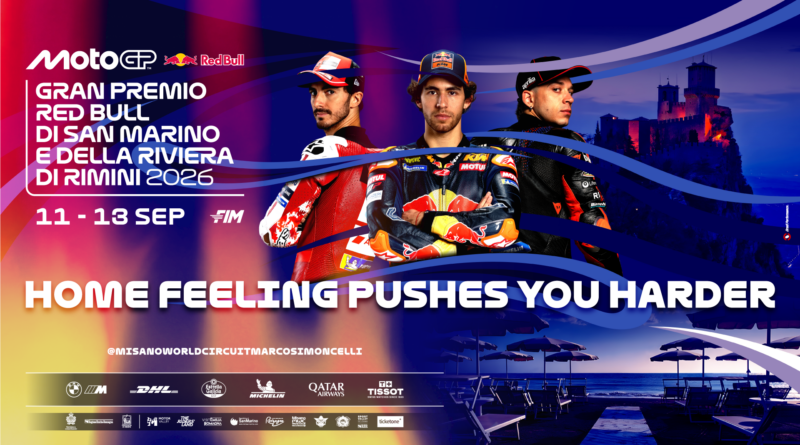 Svelato in anteprima il poster ufficiale del GP di San Marino e della Riviera di Rimini 2026