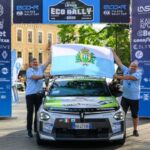 Guerrini-Prusak portano a Lancia i primi storici punti nella Fia Ecorally Cup