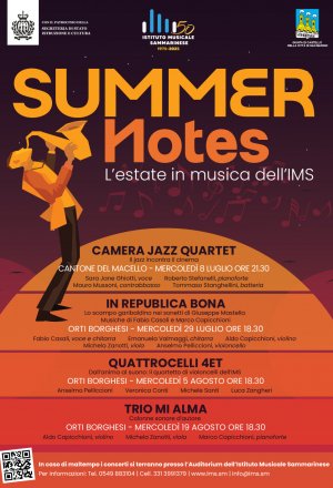 Summer Notes: l’estate in musica dell’Istituto Musicale Sammarinese