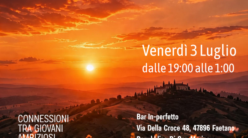 “Sunset Connect”: a San Marino nasce il primo evento di networking di Business Alliance per i giovani imprenditori del territorio