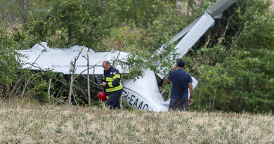 Torraccia, aeromobile finisce fuori pista durante l’atterraggio all’aviosuperficie: sul posto ambulanza e Polizia Civile