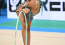 Eva Bombagioni al Mondiale di ginnastica ritmica a Francoforte