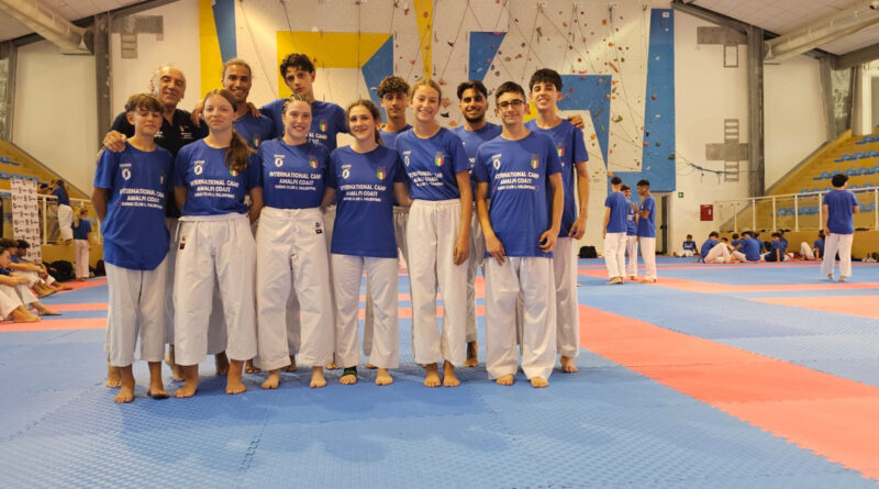 Karate, importante trasferta per la FESAM all’International Camp Amalfi Coast