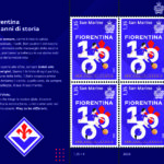 Poste San Marino celebra il centenario della Fiorentina con un’emissione filatelica dedicata