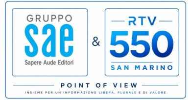 San Marino RTV e Gruppo SAE firmano il Protocollo d’Intesa Strategica “Point of View – Uno sguardo condiviso sul presente”