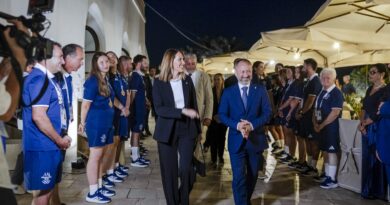 I Capitani Reggenti presenti alla XX edizione dei Giochi del Mediterraneo in svolgimento a Taranto