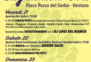 San Marino. Torna la “Sagra dell’Uva” a Ventoso nel prossimo fine settimana