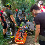 Perde l’anteriore della bici e finisce contro una pianta. Ciclista sammarinese soccorso con l’elicottero