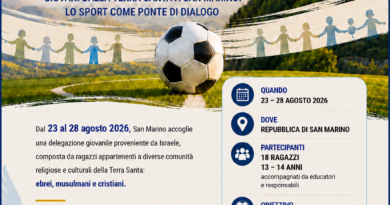 Giovani dalla Terra Santa a San Marino: il calcio diventa un linguaggio di pace