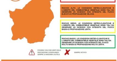 Protezione Civile San Marino. Incendi boschivi: attivazione della fase preliminare di preallarme, dal 3 al 9 agosto