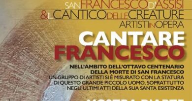 Mostra d’arte “Cantare Francesco- Artisti in opera”. Omaggio a San Francesco d’Assisi e il Cantico delle Creature, dal 28 agosto al 20 settembre a Palazzo Graziani, San Marino Città