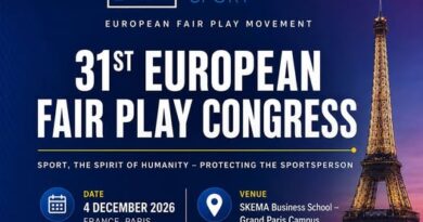 Fair Play in attesa del prossimo congresso a Parigi