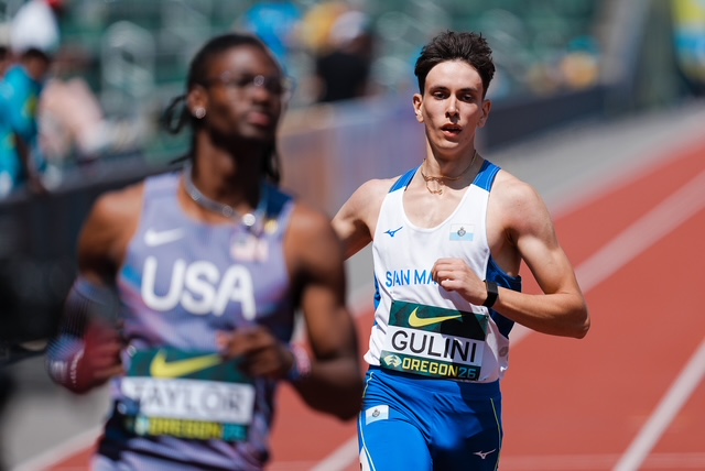 Gulini vola ai Mondiali U20: nuovo record sammarinese nei 200 metri