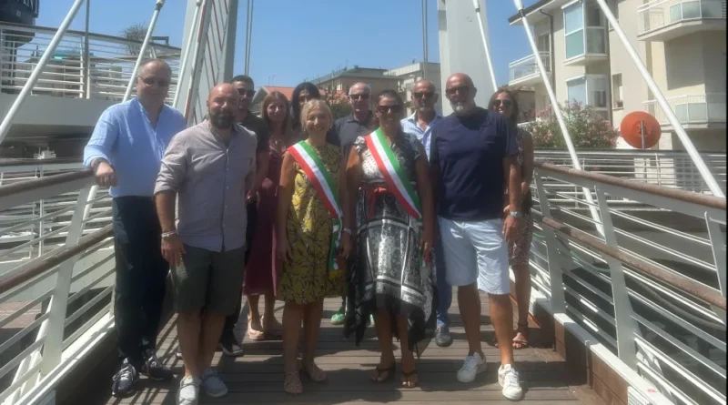 Ponte mobile Cattolica-Gabicce Mare, inaugurata l’opera riqualificata