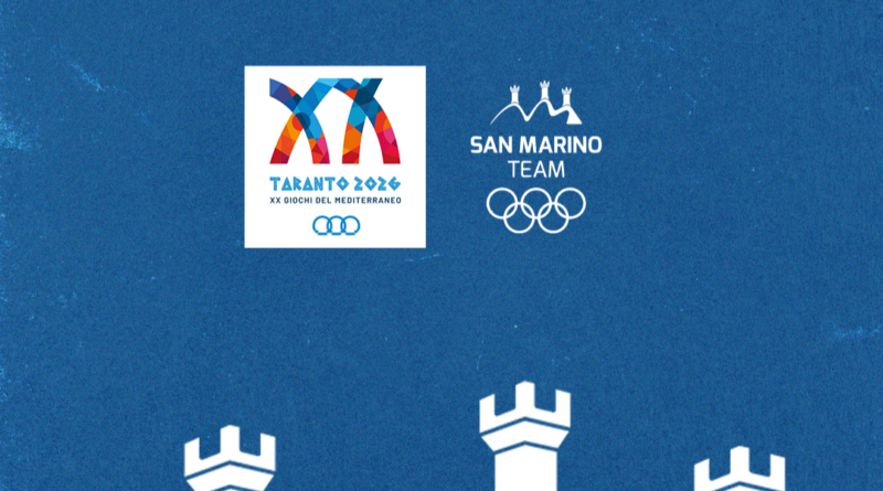 Taranto 2026: ufficiale la delegazione del San Marino Team presente ai Giochi del Mediterraneo