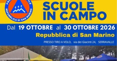Cominciati i lavori per l’allestimento di “SCUOLE IN CAMPO – Anch’io sono la Protezione Civile”, il progetto promosso dall’Unione Volontariato sammarinese