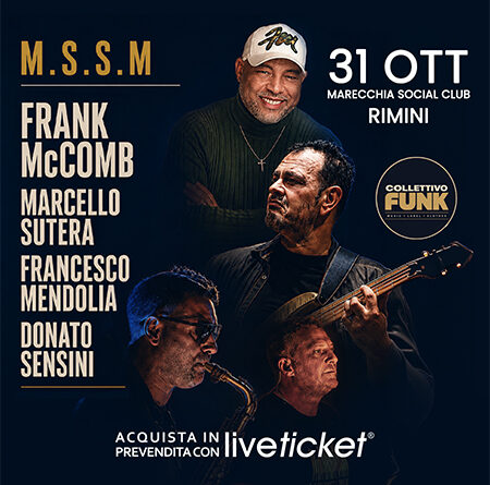 Frank McComb in concerto a Rimini, il 31 ottobre tappa al Marecchia Social Live