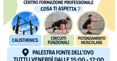 Al via le preiscrizioni per “Giochiamo allo Sport”: novità pomeridiana di Calisthenics e potenziamento muscolare aperta anche agli studenti fuori territorio