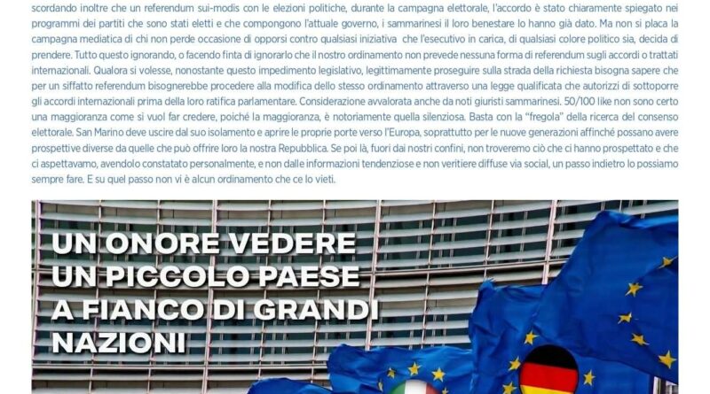 San Marino. E’ uscito l’ultimo numero de “Lo Stradone” (Foto notizia)
