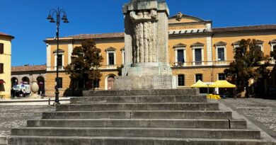 Santarcangelo. A breve il restauro del monumento ai Caduti di piazza Ganganelli