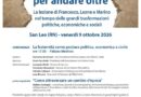 “Non da soli, per andare oltre”, il programma di iniziative dell’Associazione San Marino-Italia, dedicate all’8° centenario di san Francesco