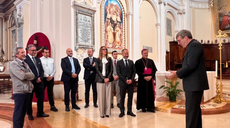 Capitani Reggenti e Segretari di Stato in visita alla sede vescovile di Pennabilli