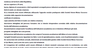 San Marino. La SUMS avvia l’ottava edizione di Meritamente, il concorso riservato ai migliori studenti sammarinesi
