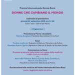 San Marino. “Donne che cambiano il mondo”. Premio Internazionale Emma Rossi: cerimonia conclusiva giovedì 24 settembre