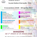 San Marino. Al via le iscrizioni ai Corsi Serali di Lingua 2026/2027 per tutti