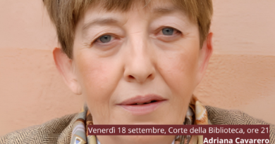 Adriana Cavarero presenta “Il canto delle sirene” alla Gambalunga di Rimini
