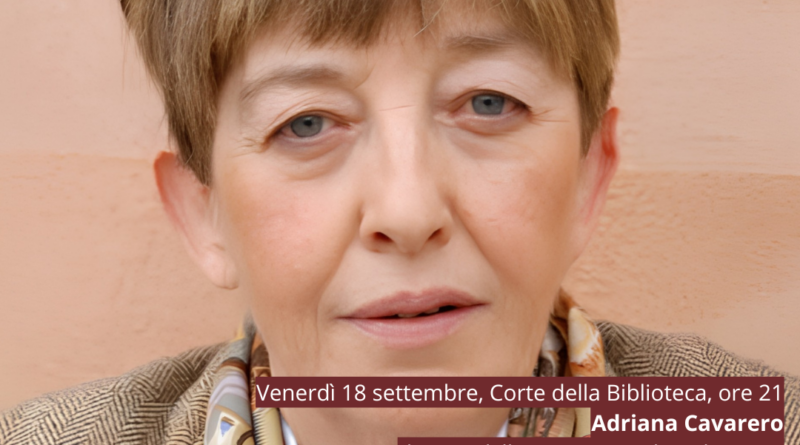 Adriana Cavarero presenta “Il canto delle sirene” alla Gambalunga di Rimini