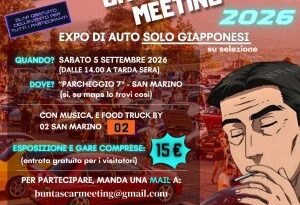 Bunta’s Car Meeting 2026 a San Marino Città, sabato pomeriggio