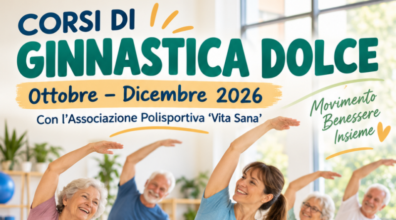 San Marino. Al via i corsi di ginnastica dolce dell’Associazione Vita Sana