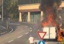 San Marino. Furgone avvolto dalle fiamme a Fiorina, autista riesce a mettersi in salvo