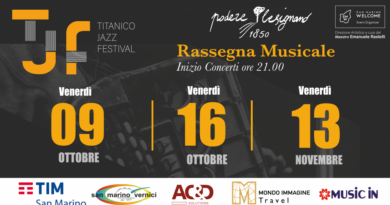 Il Titanico Jazz Festival torna a San Marino con tre appuntamenti al Podere Lesignano