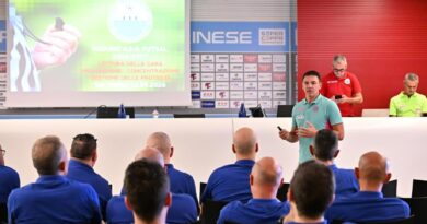 Futsal, arbitri a lezione prima del campionato: raduno al San Marino Stadium