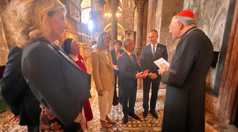Visita Reggenza a Venezia per la cerimonia di tributo alla figura del Santo Marino emersa nella Basilica di San Marco