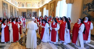 Le suore sacramentine del convento di San Marino sono state ricevute da Papa Leone XIV insieme con le consorelle americane
